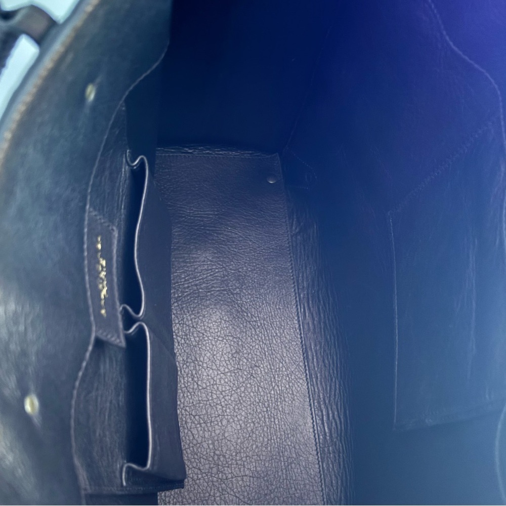 Balenciaga Iridescent Green and Purple Snake Skin Tote - Picture 9 of 11